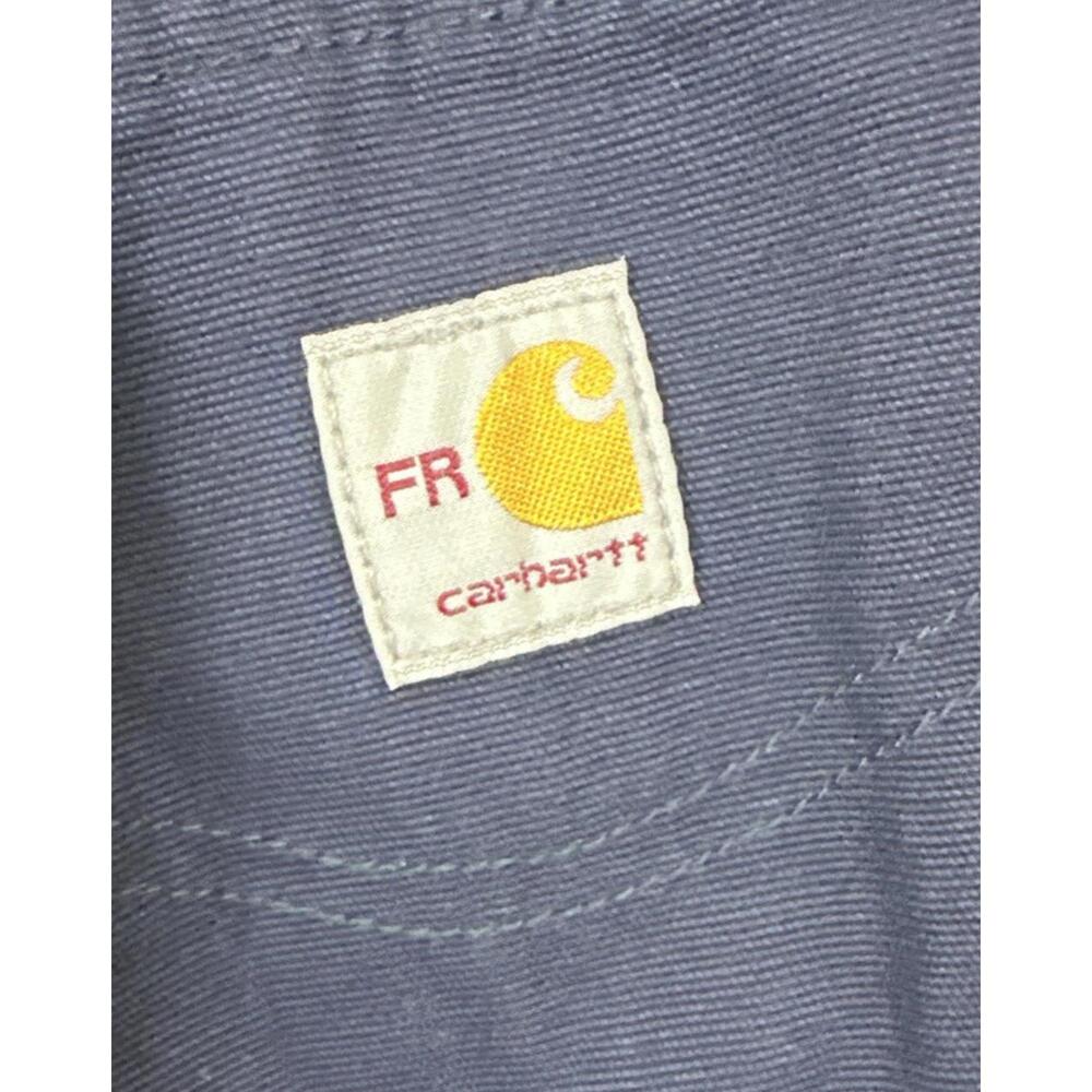 CARHARTT FLAME RESISTANT CAT 2 FRB159-DNY Navy Blue Workwear Pants Mens 32X32 - Picture 7 of 8